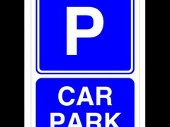 Sign car park