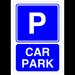 Sign car park